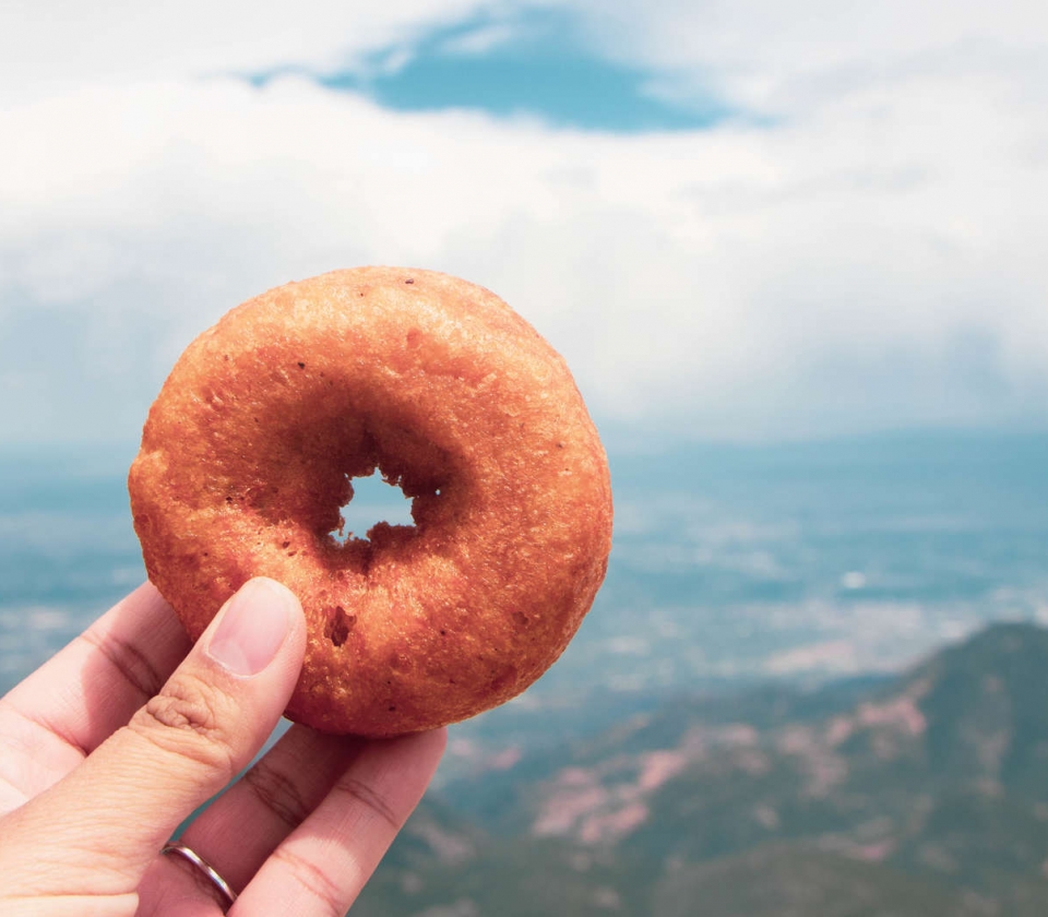 A donut from Pikes Peak Visitor Center 3