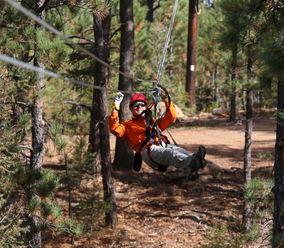 ziplining